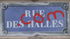 plaque de rue, 22 rue des Halles - face à la Cremerie de Paris plaque de rue, 22 rue des Halles - face à la Cremerie de Paris