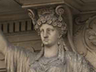 Cariatides de Charles Gauthier, 19 rue des Halles sculpture de Charles Gauthier, 19 rue des Halles