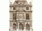 Pavillon des Drapiers vers 1690, remplace en 1870 par l'immeuble 15 rue des Halles Pavillon des Drapiers vers 1690